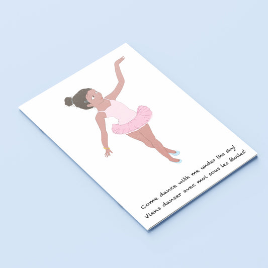 Carnet A6 "Girls" Zoe - la ballerine