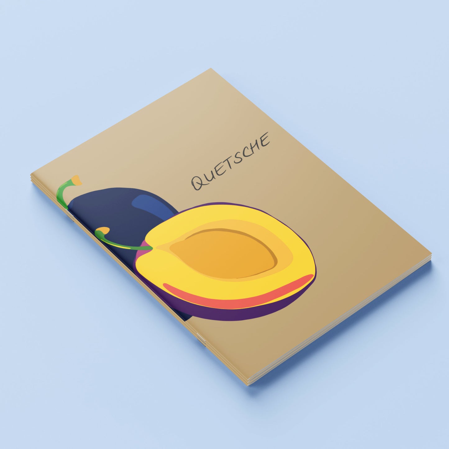 Carnet A6 "faniPhabet" Quetsche - Plum