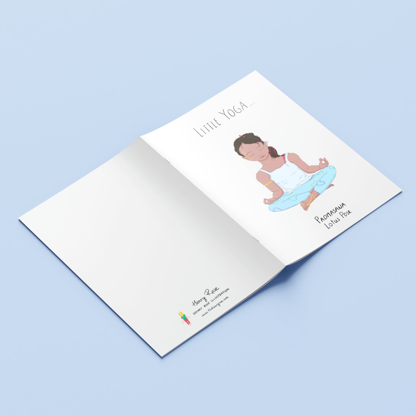 Carnet A5 "Little Yoga" Tamara - Lotus Pose