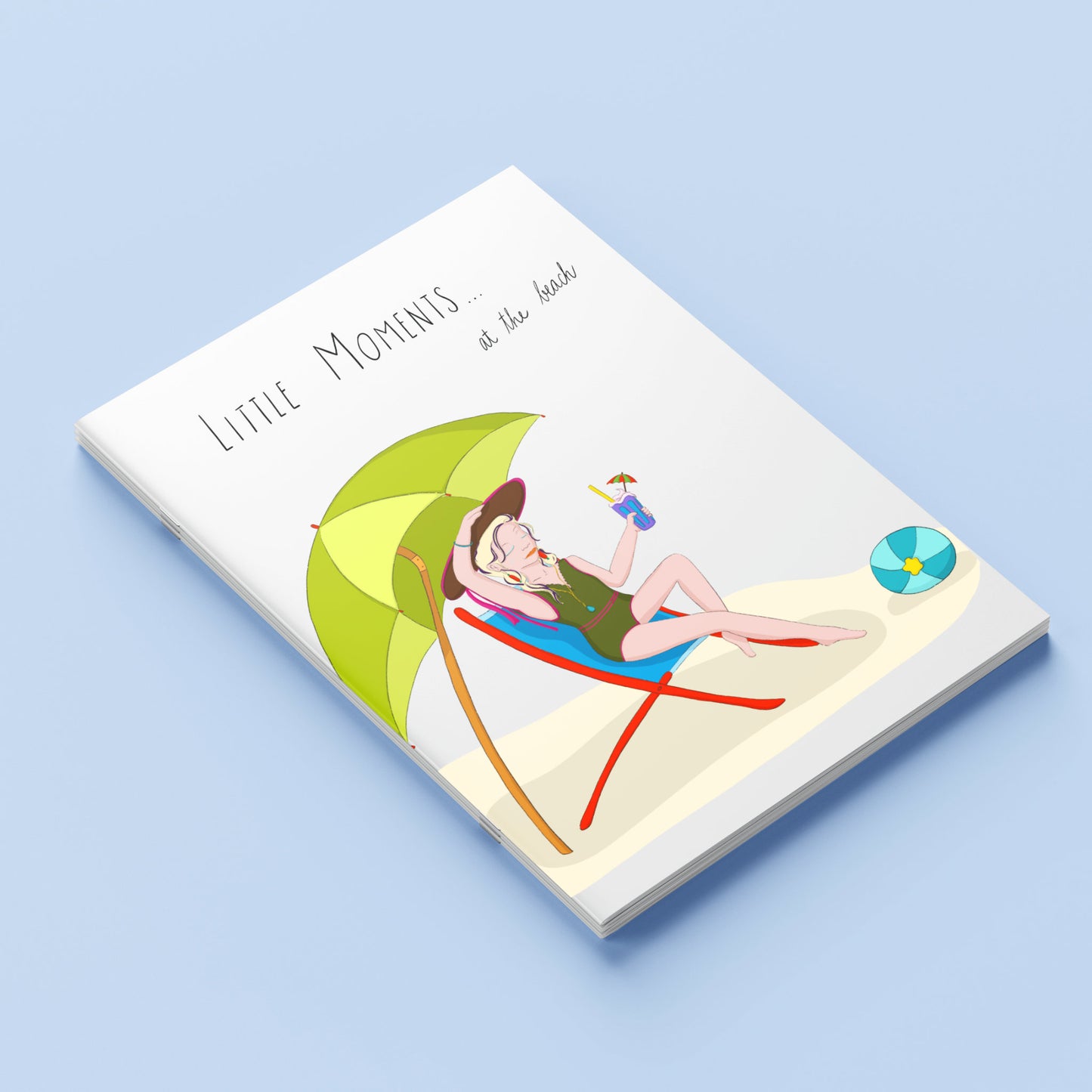 Carnet A5 "Bassin d'Arcachon" Samantha - Beachgirl