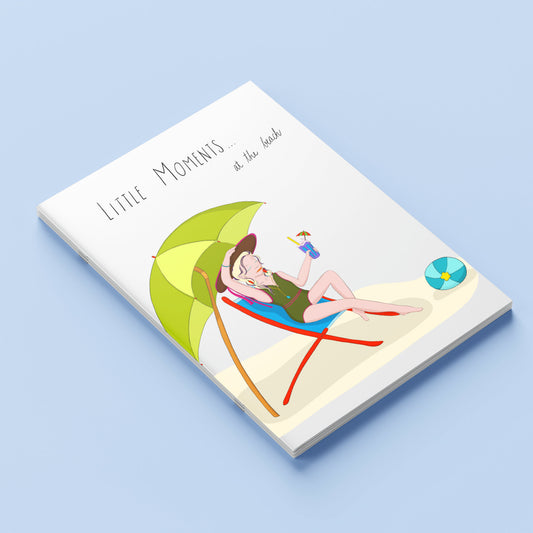 Carnet A5 "Bassin d'Arcachon" Samantha - Beachgirl