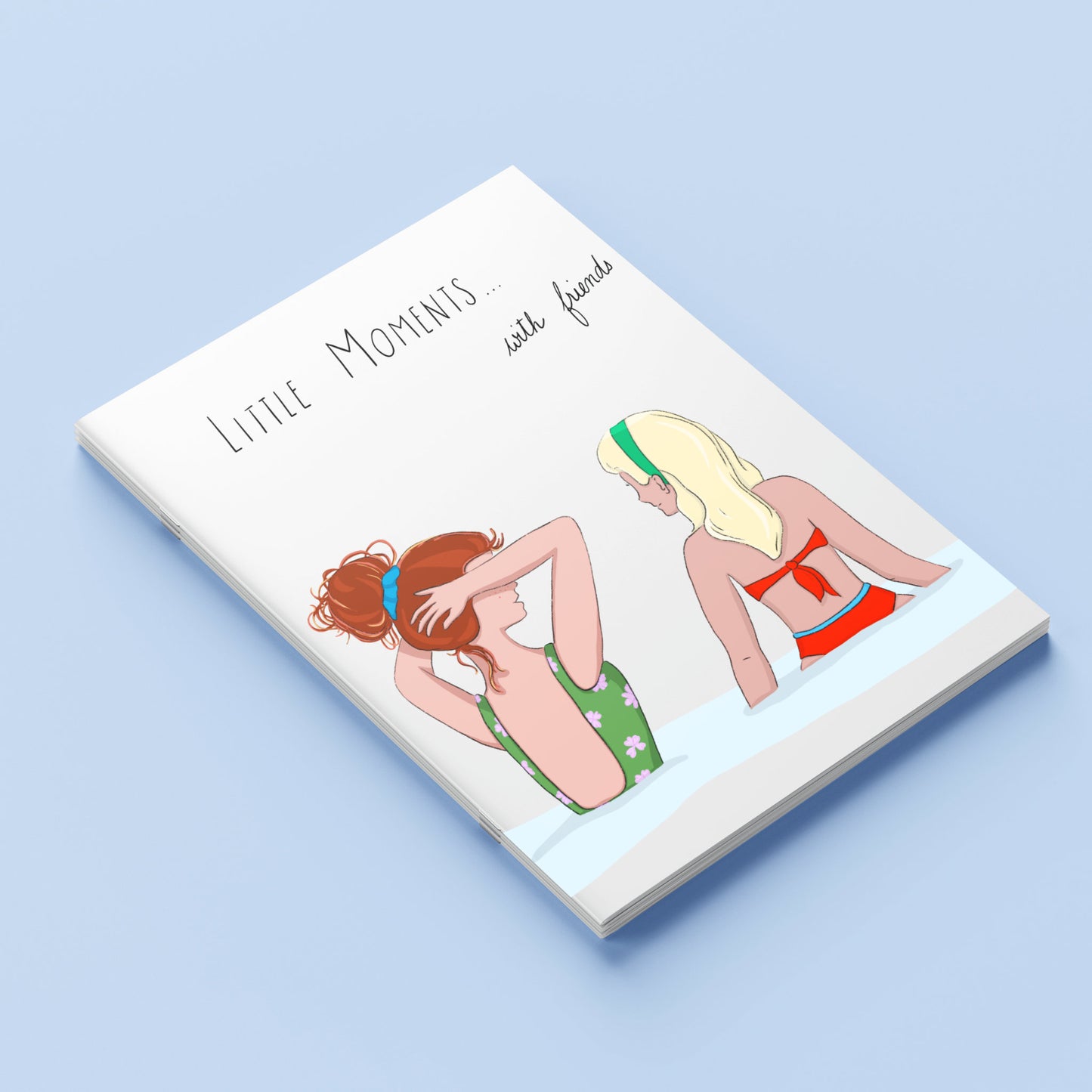 Carnet A5 "Bassin d'Arcachon" Watergirls - Les deux amies