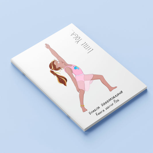 Carnet A5 "Little Yoga" Stella - Warrior Pose