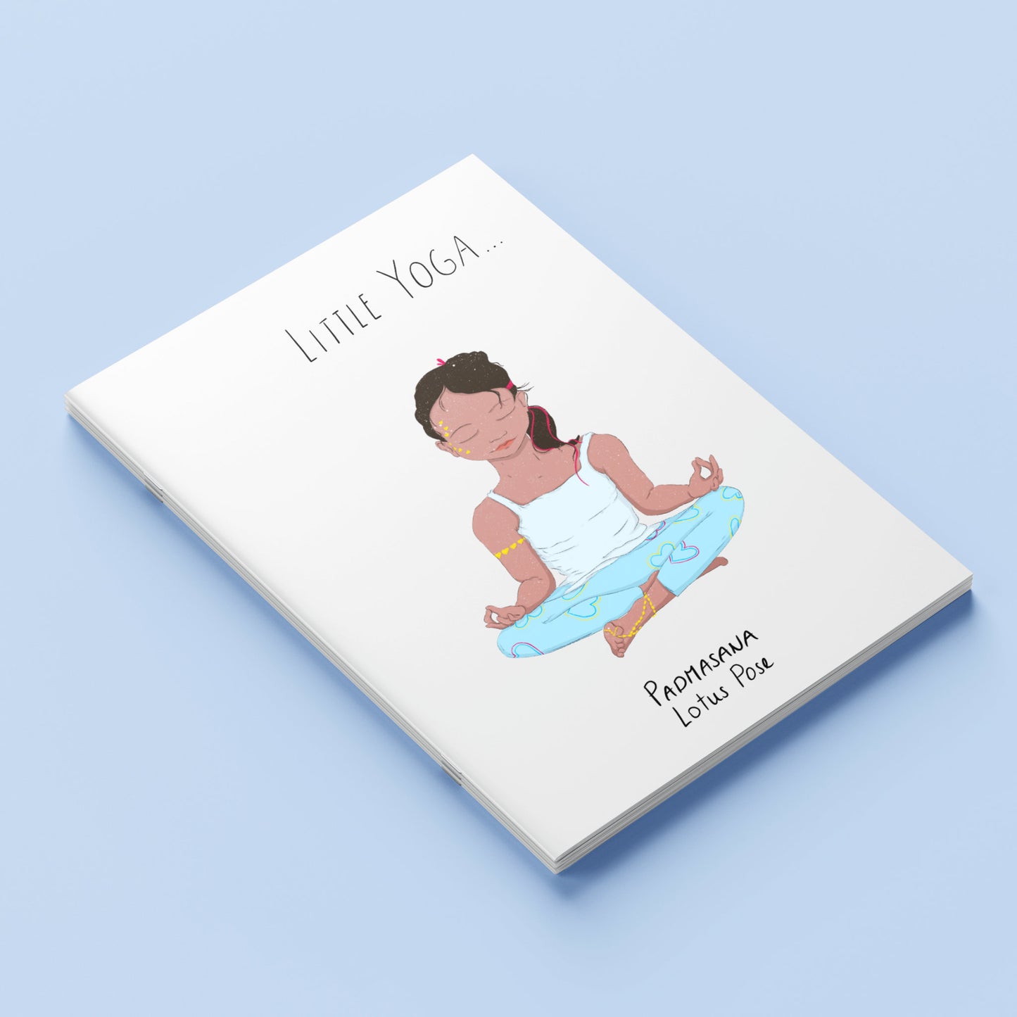 Carnet A5 "Little Yoga" Tamara - Lotus Pose