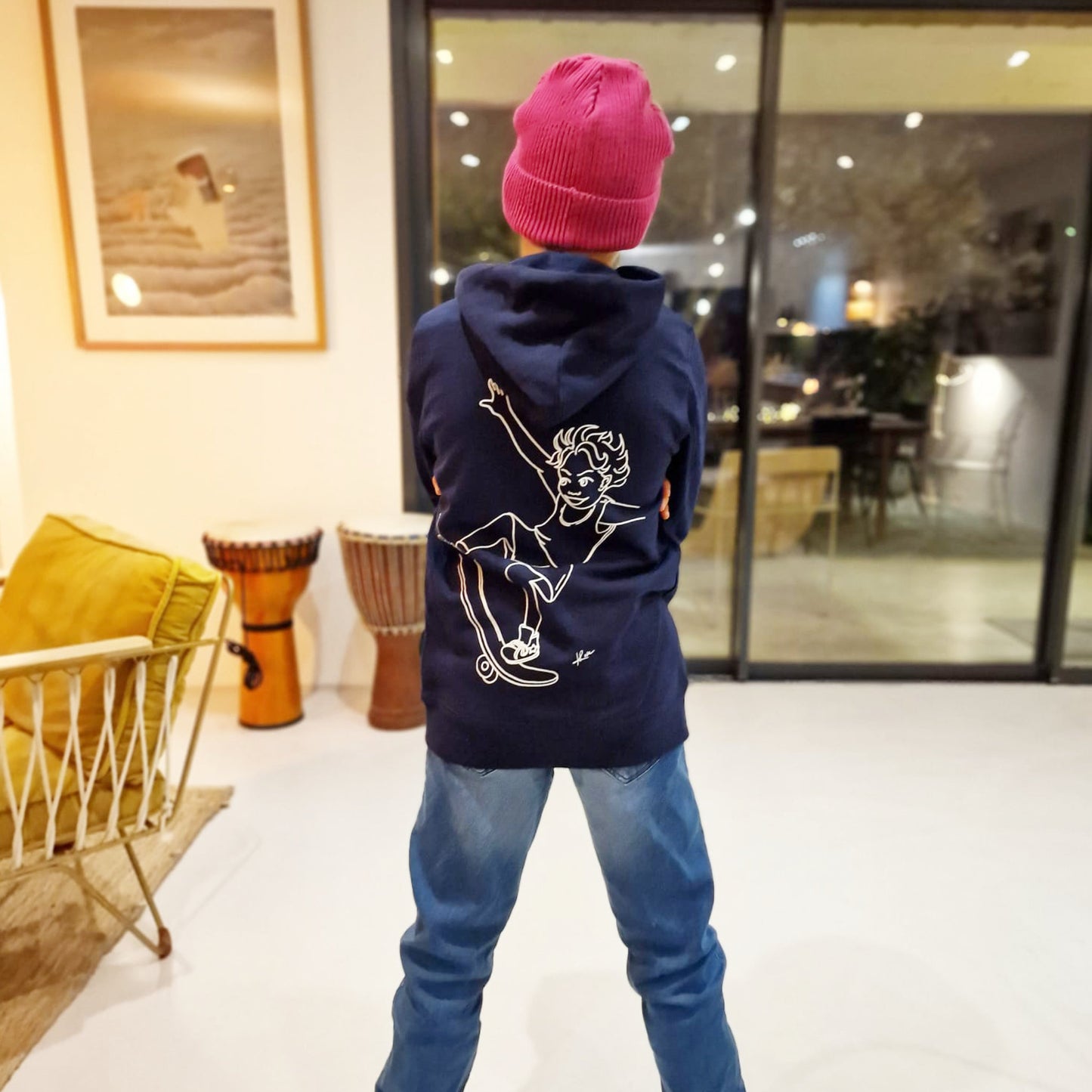 Sweat à capuche Enfant "Zac" - Butter