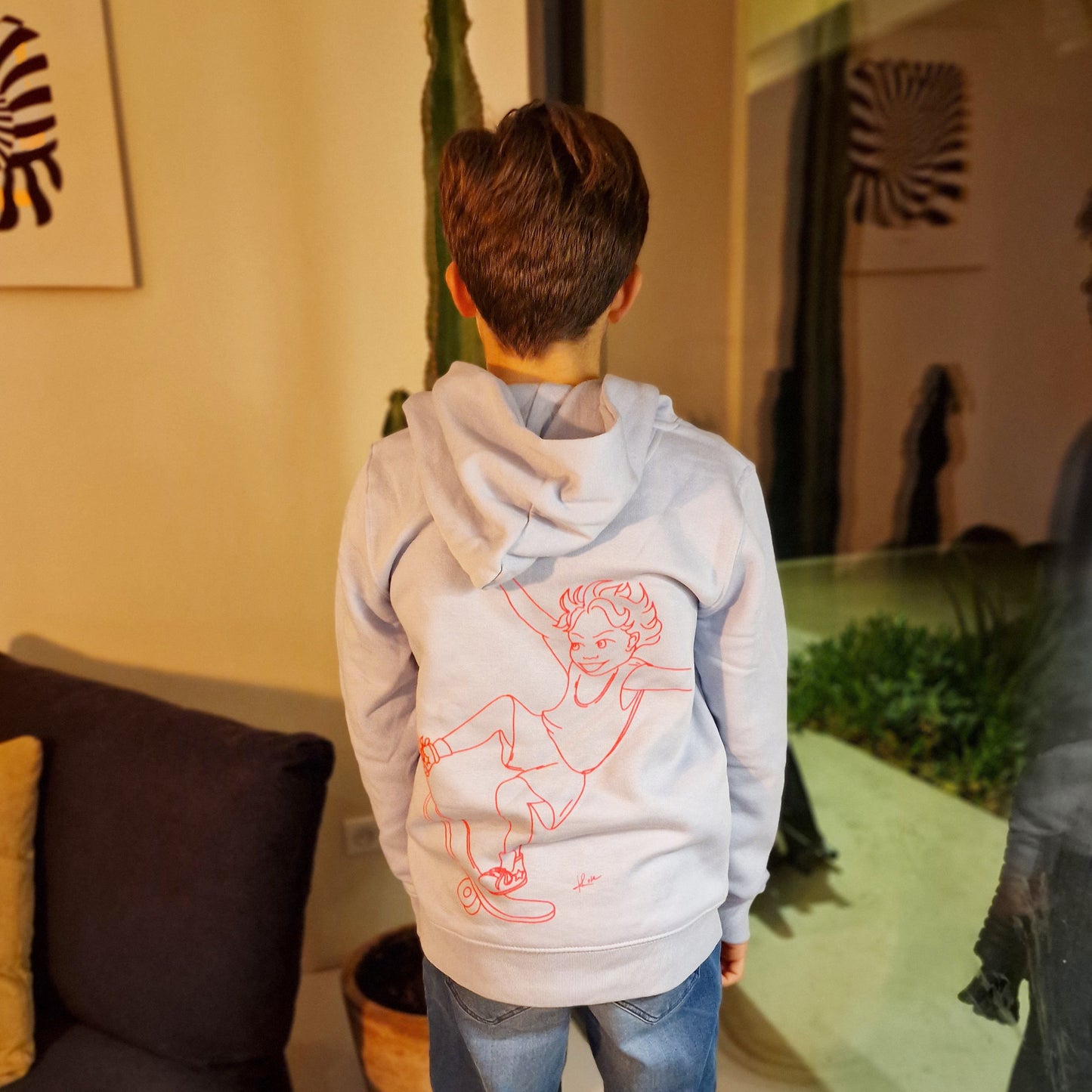 Sweat à capuche Enfant "Zac" - Butter