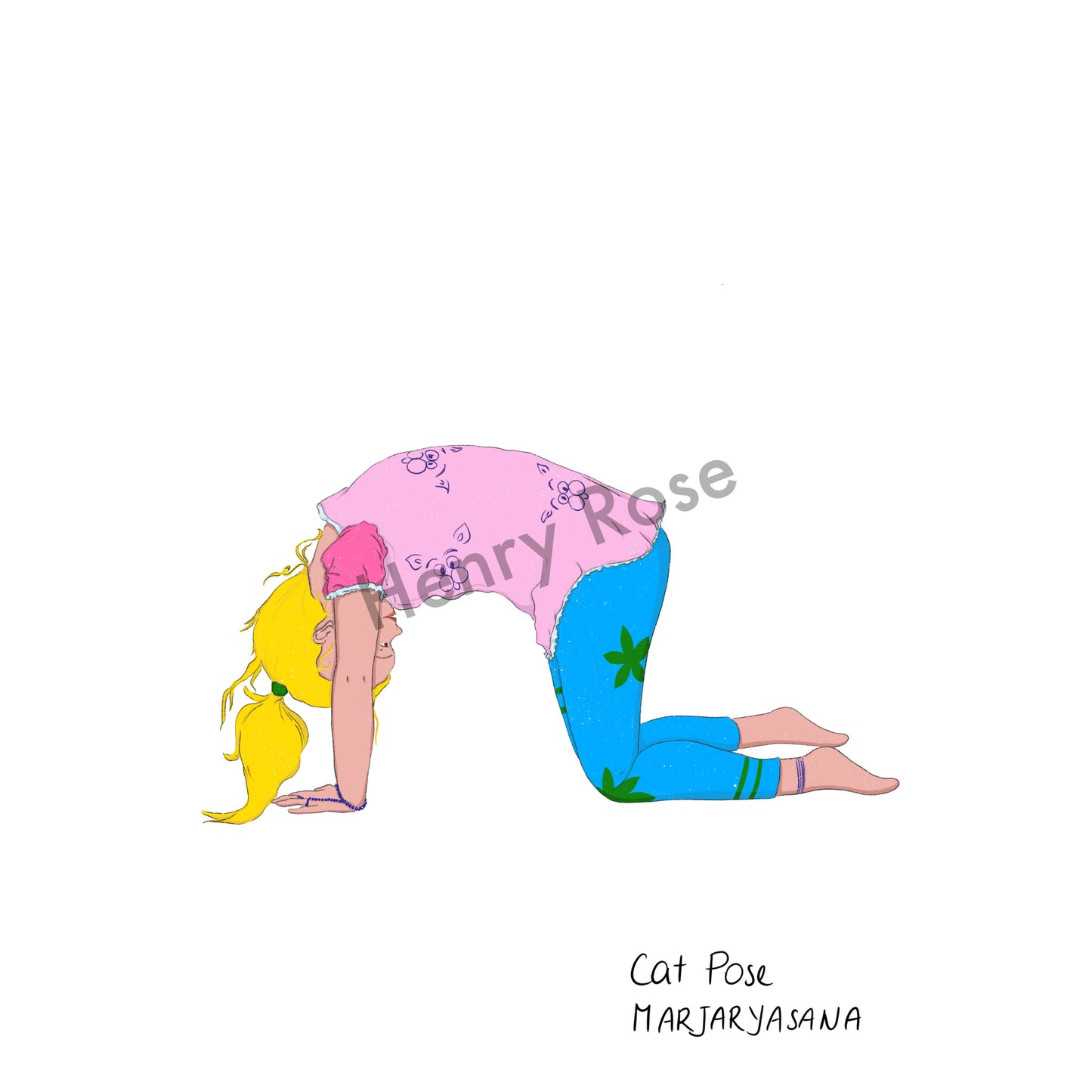 Illustration "Siska Cat Pose"