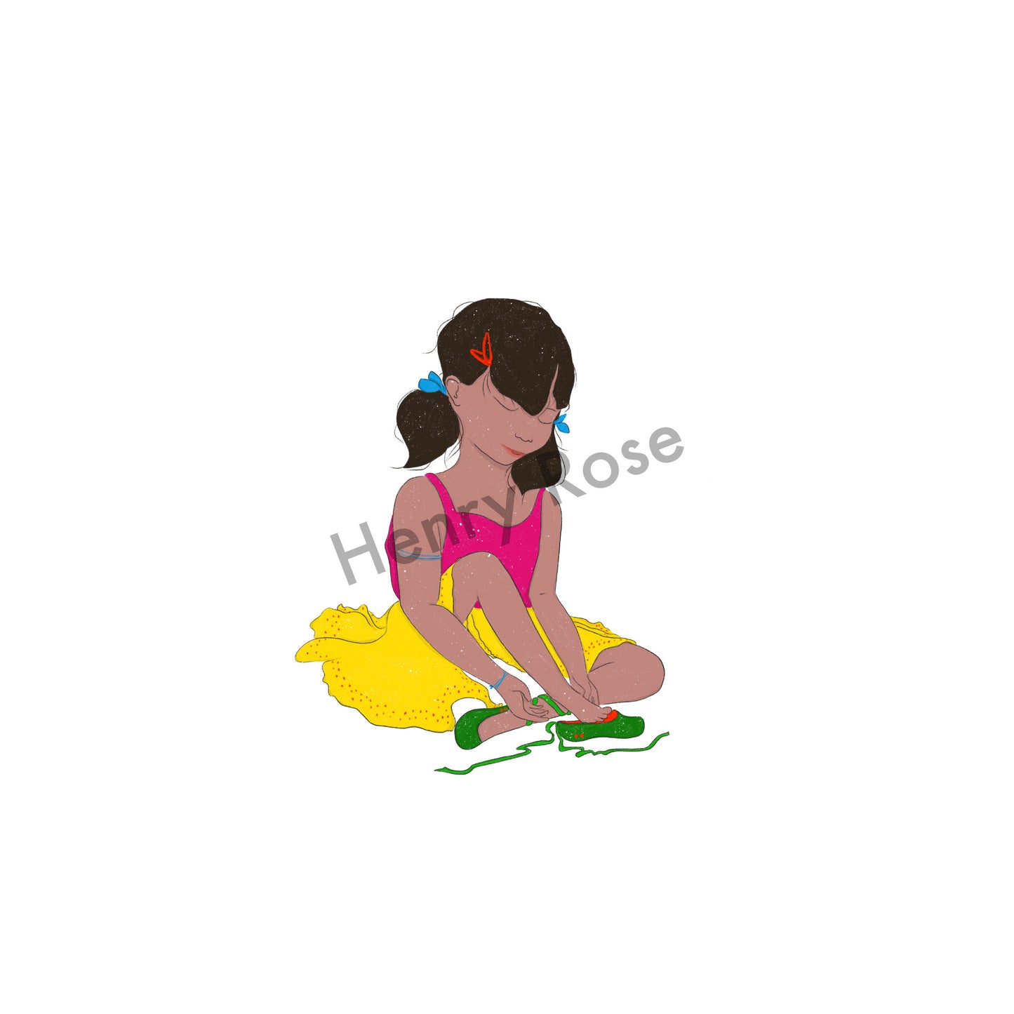 Illustration Ballerine "Shari"