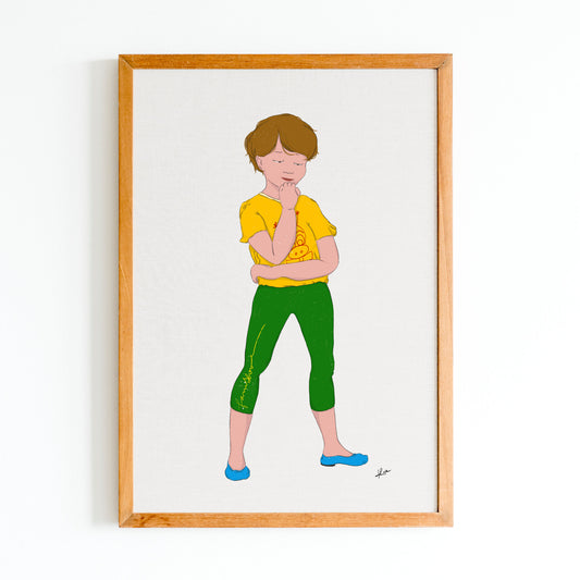 Illustration "Daniel - le gymnaste"