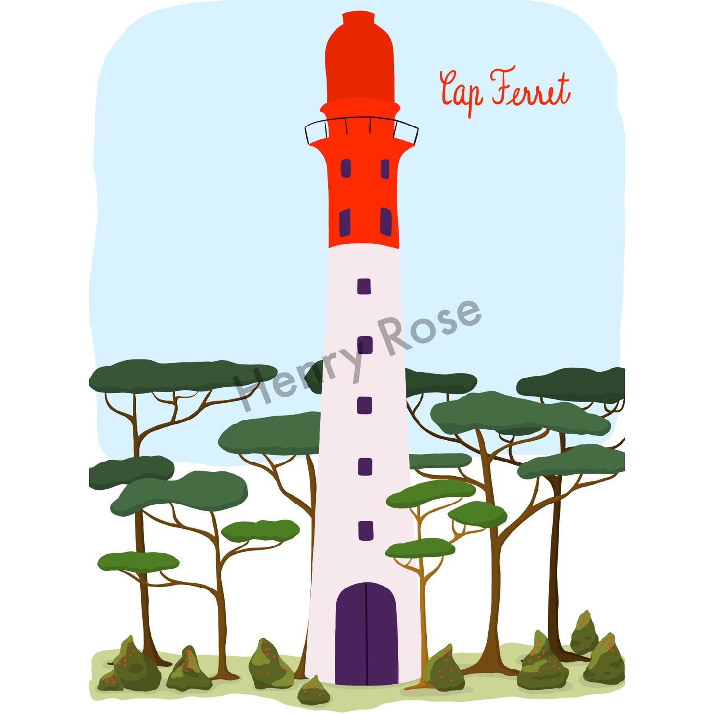 Carnet A5 "Bassin d'Arcachon" Le Phare du Cap Ferret