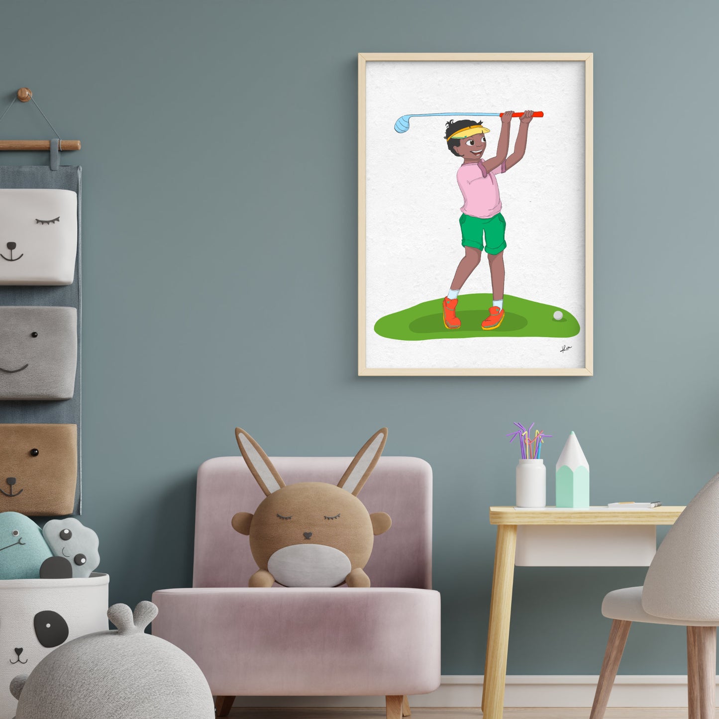 Illustration "Rudy - Golfboy"