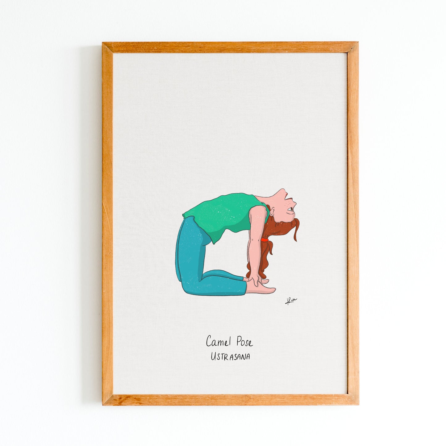 Illustration "Tara Camel Pose"