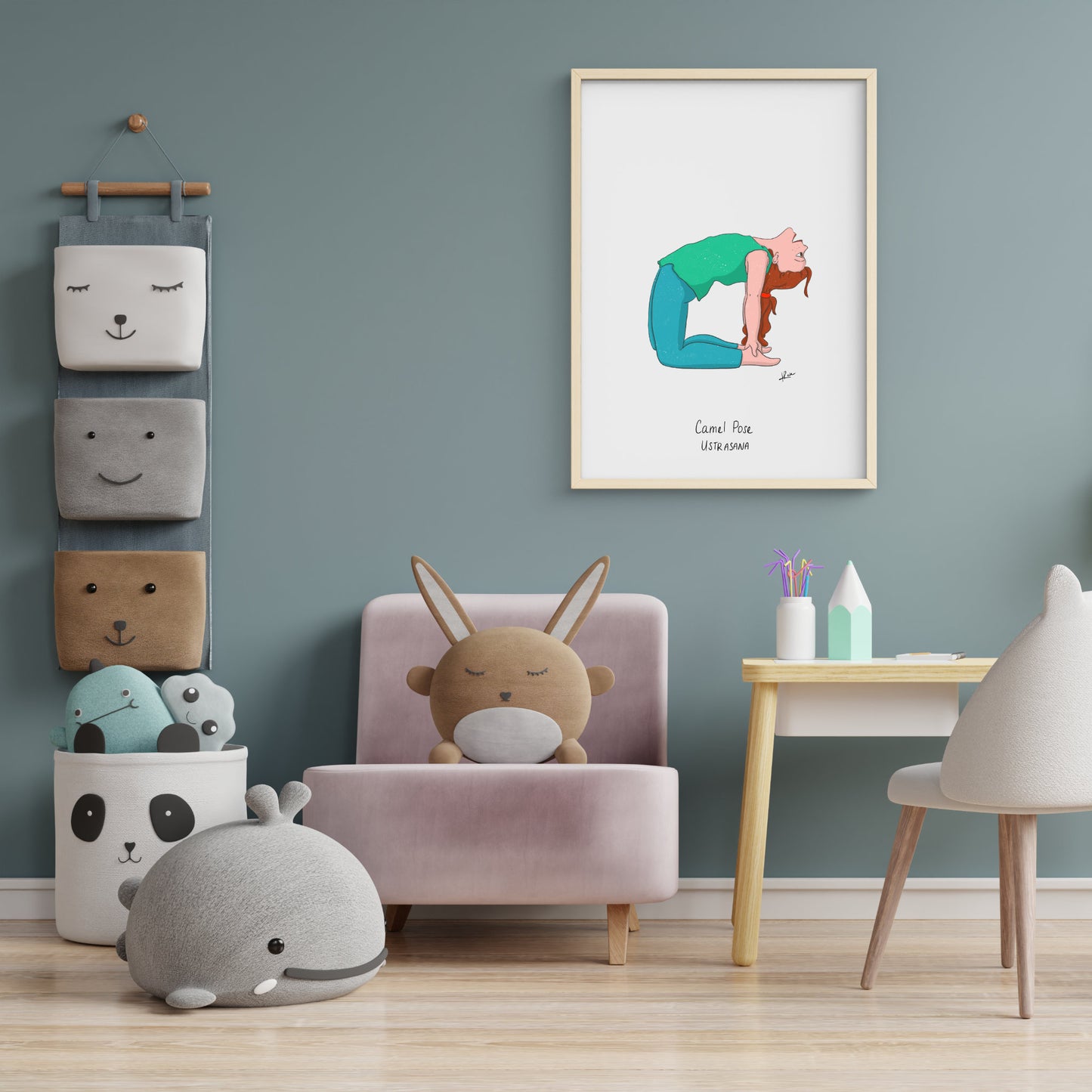 Illustration "Tara Camel Pose"