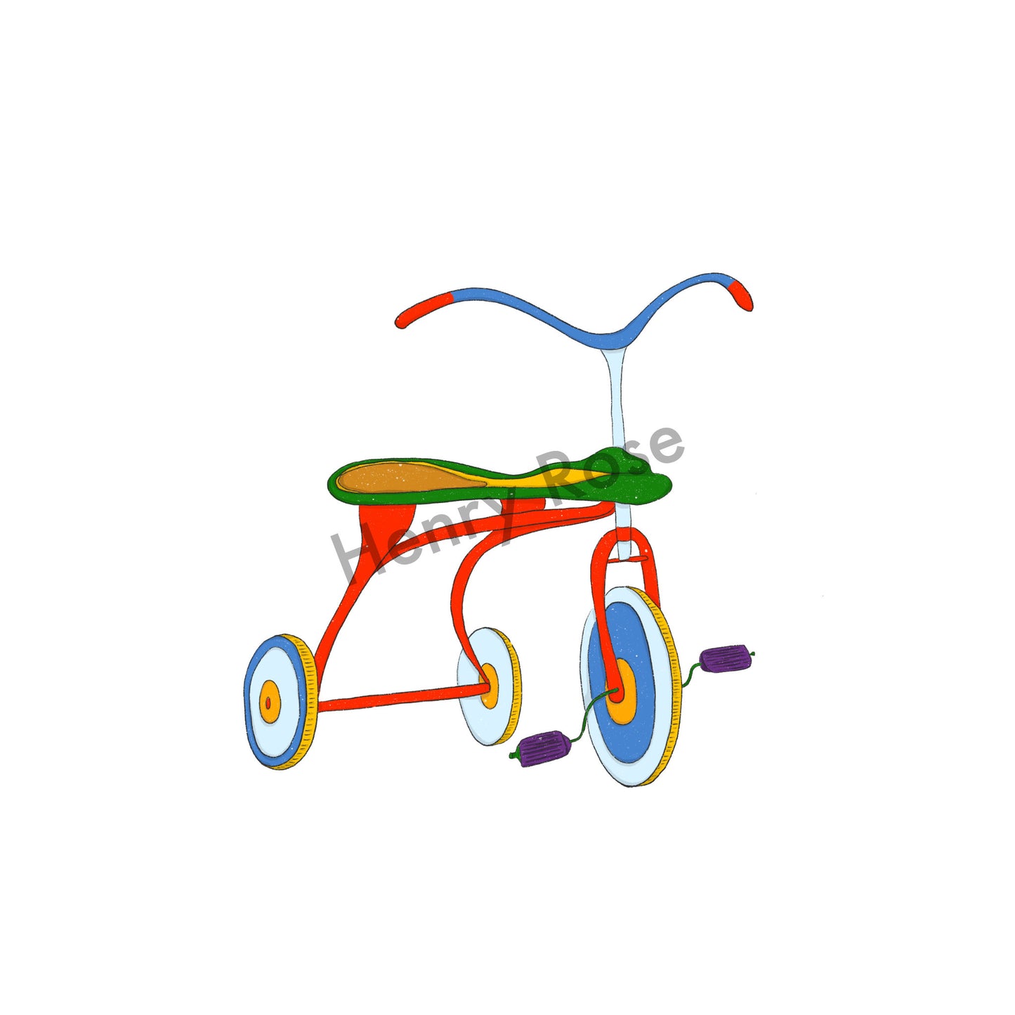 Illustration "Johann, le Tricycle"