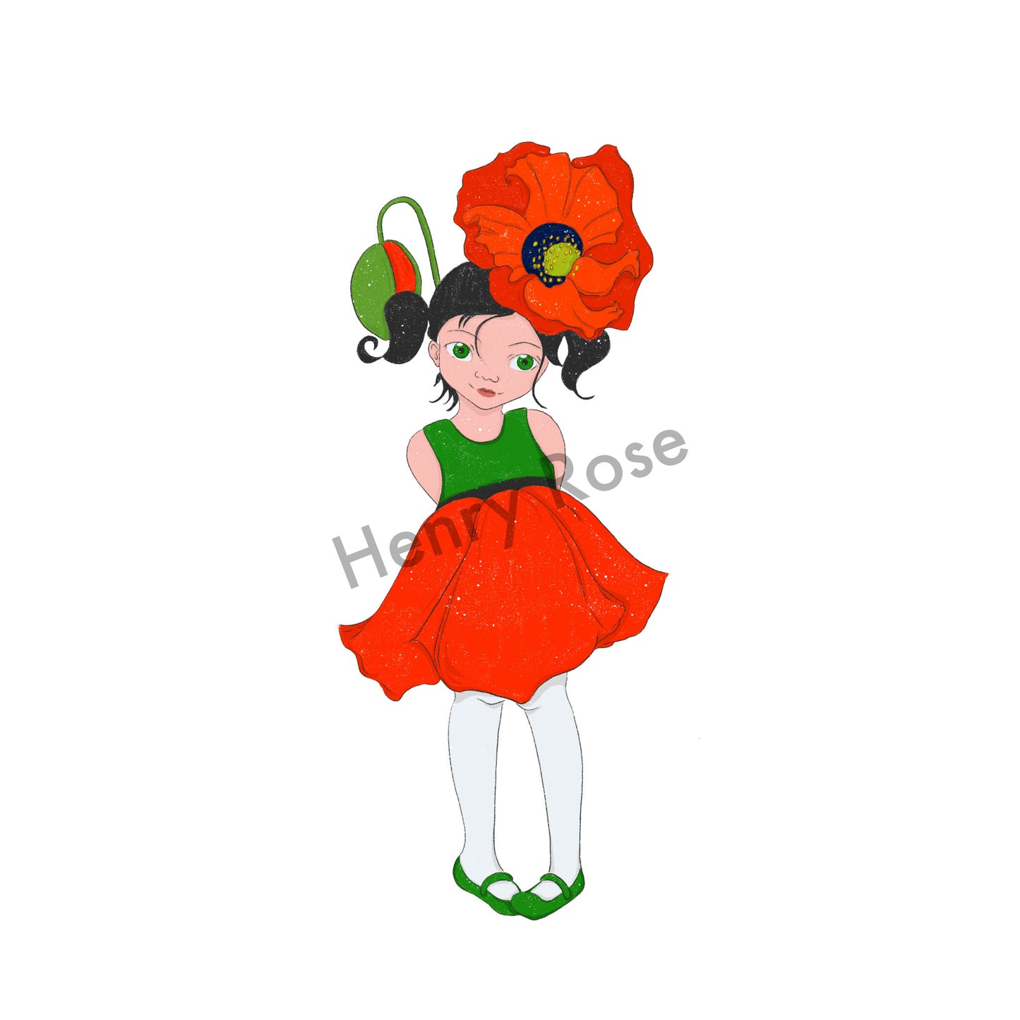 Sticker "Suki, le Coquelicot"