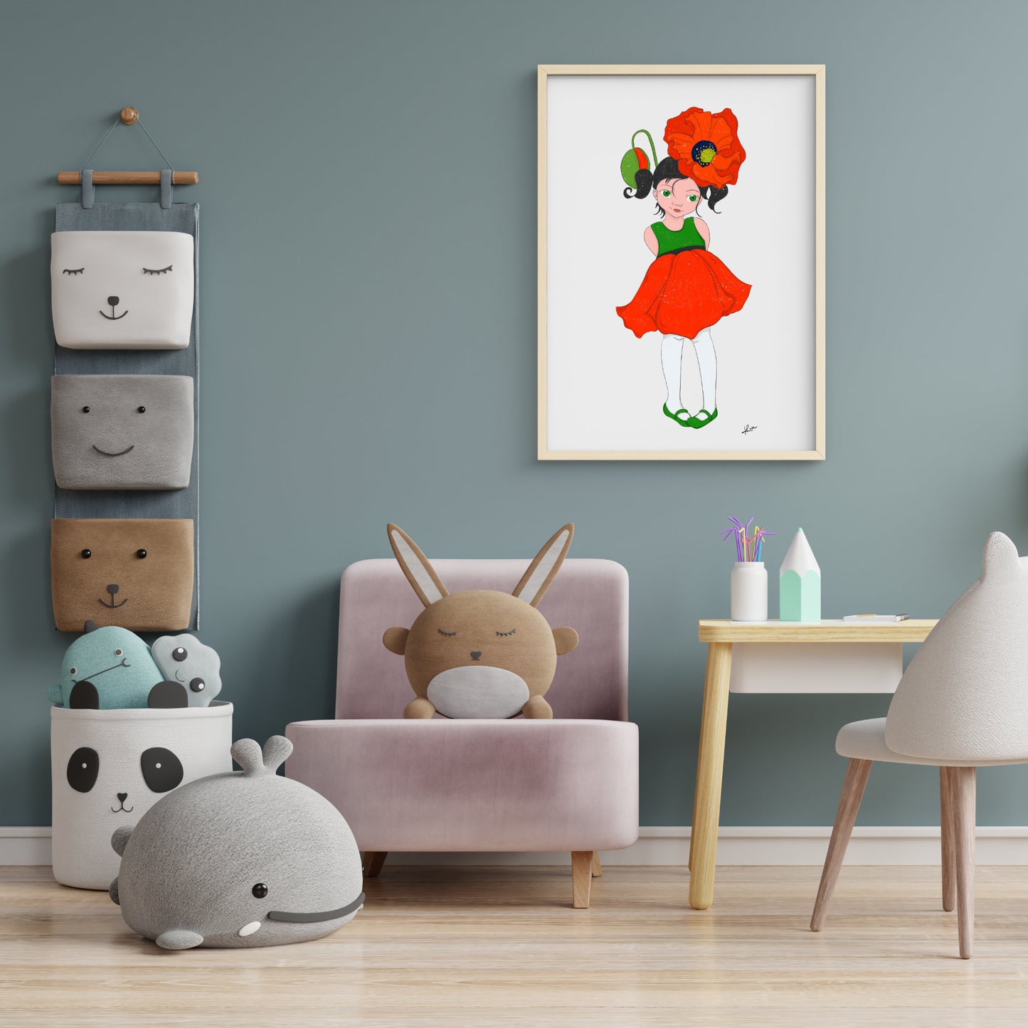 Sticker "Suki, le Coquelicot"