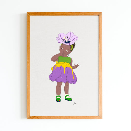 Illustration "Josephine la tulipe"