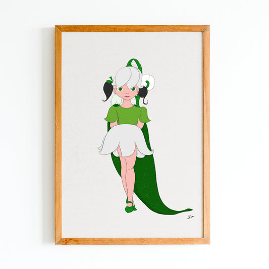 Illustration "Sonia le muguet"