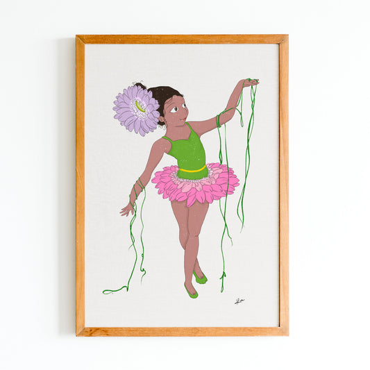 Illustration "Zoe la gerbera"