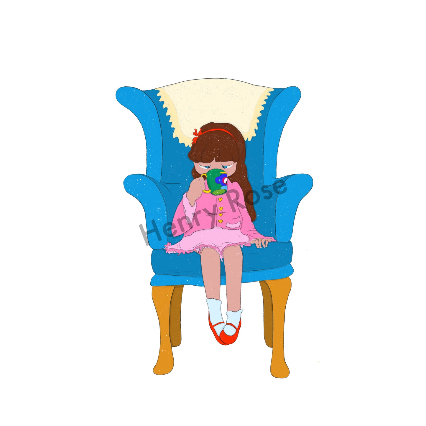 Illustration "Charlie et le hot cocoa"