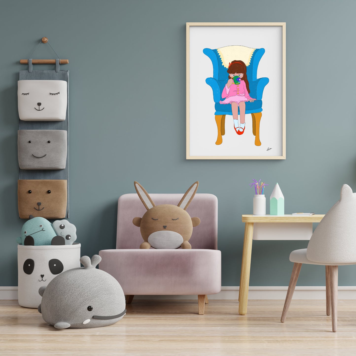 Illustration "Charlie et le hot cocoa"