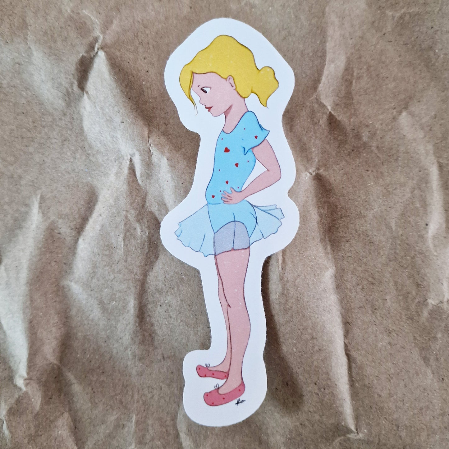 Lot de 5 Stickers "Ballerines"