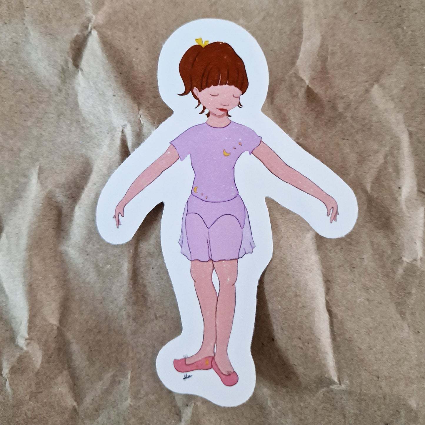 Lot de 5 Stickers "Ballerines"