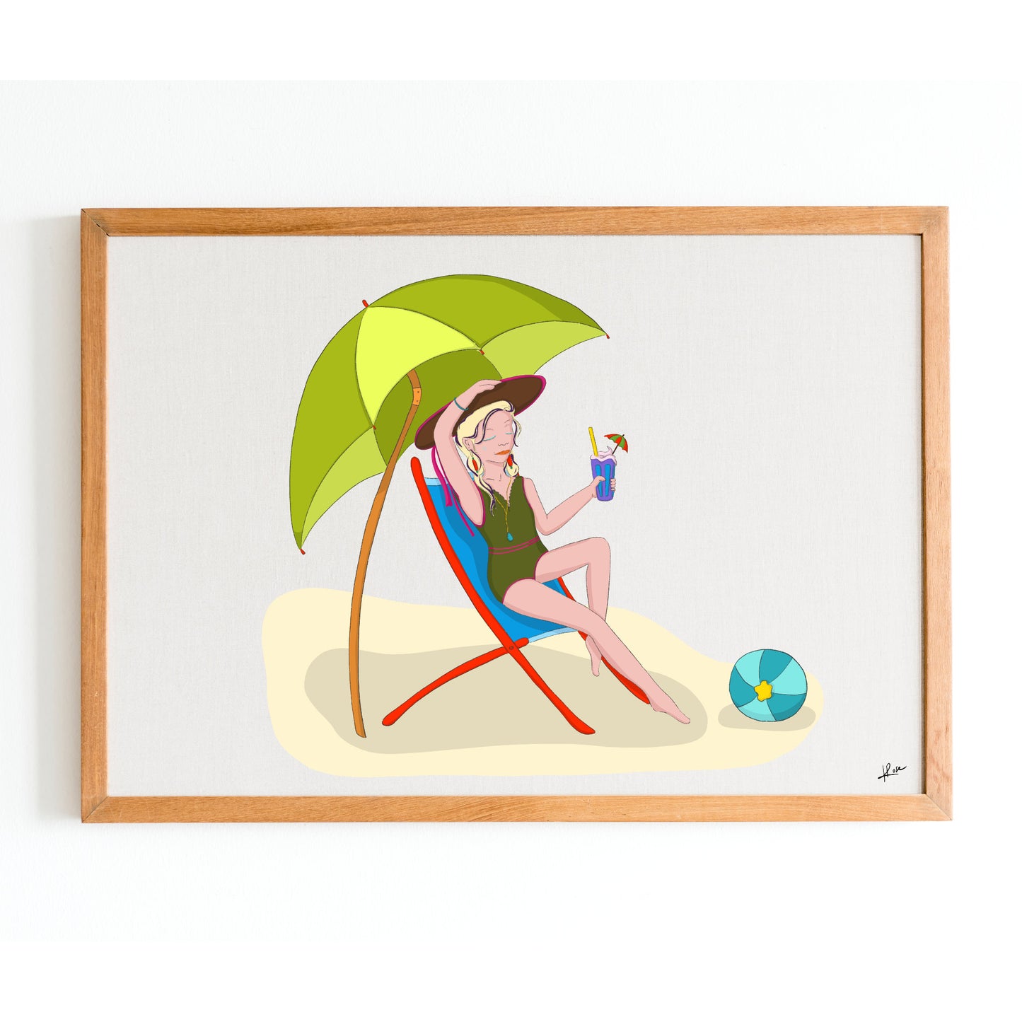 Carnet A5 "Bassin d'Arcachon" Samantha - Beachgirl