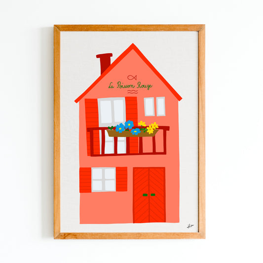 Illustration "La Cabane Rouge"