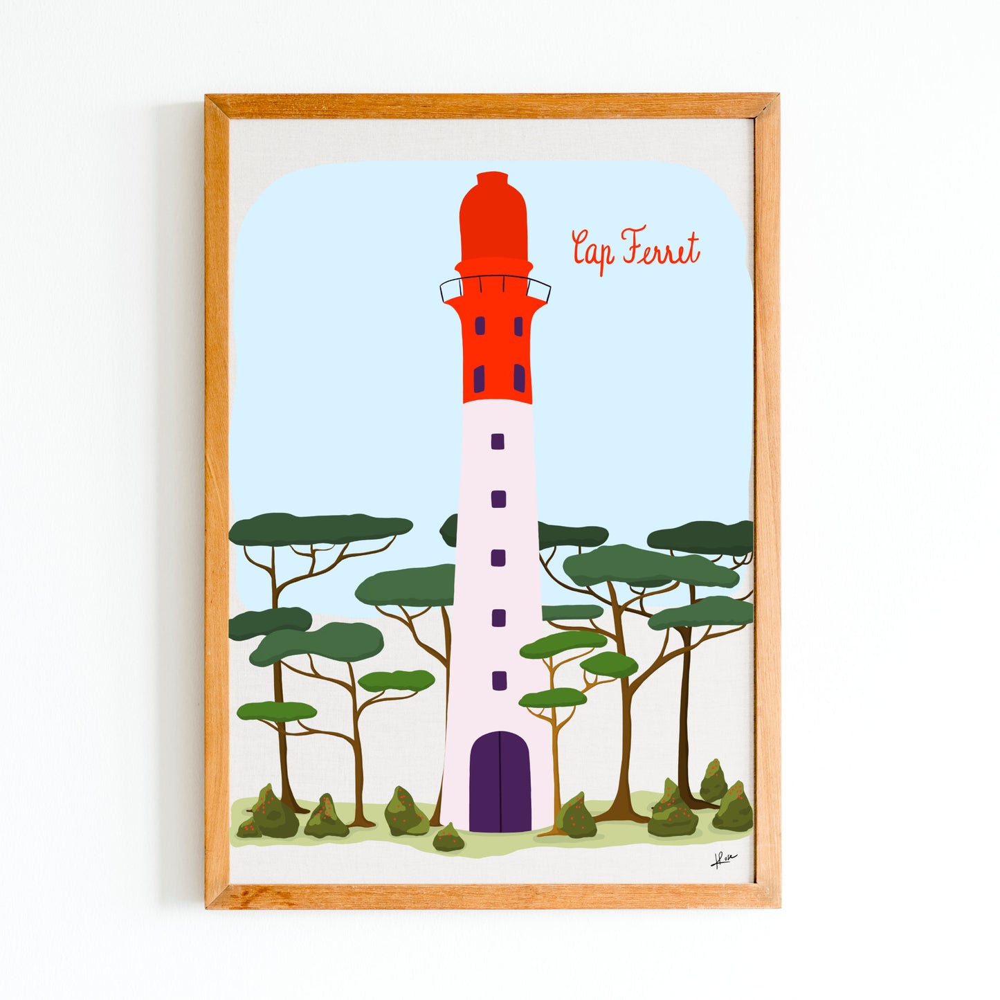 Carnet A5 "Bassin d'Arcachon" Le Phare du Cap Ferret