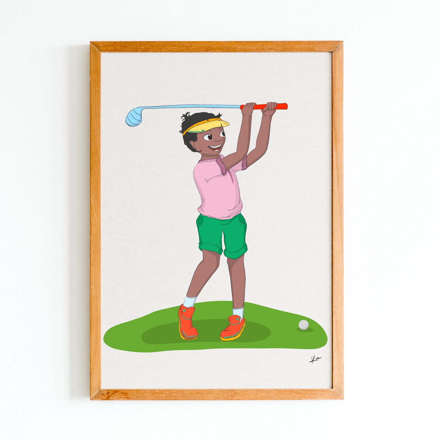 Illustration "Rudy - Golfboy"