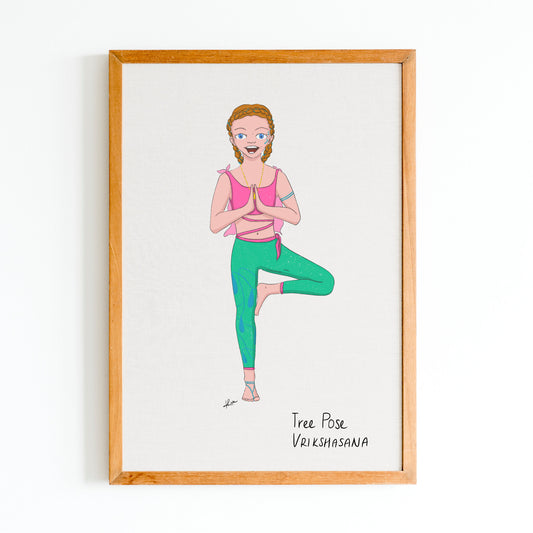 Illustration "Santiago Tree Pose"