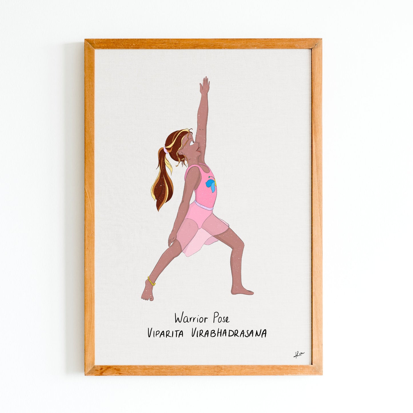 Carnet A5 "Little Yoga" Stella - Warrior Pose