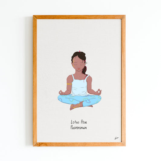 Illustration "Tamara Lotus Pose"