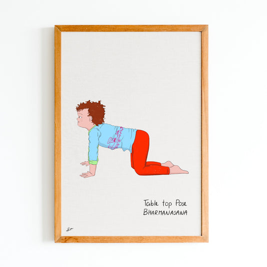 Illustration "Toby Table Pose"
