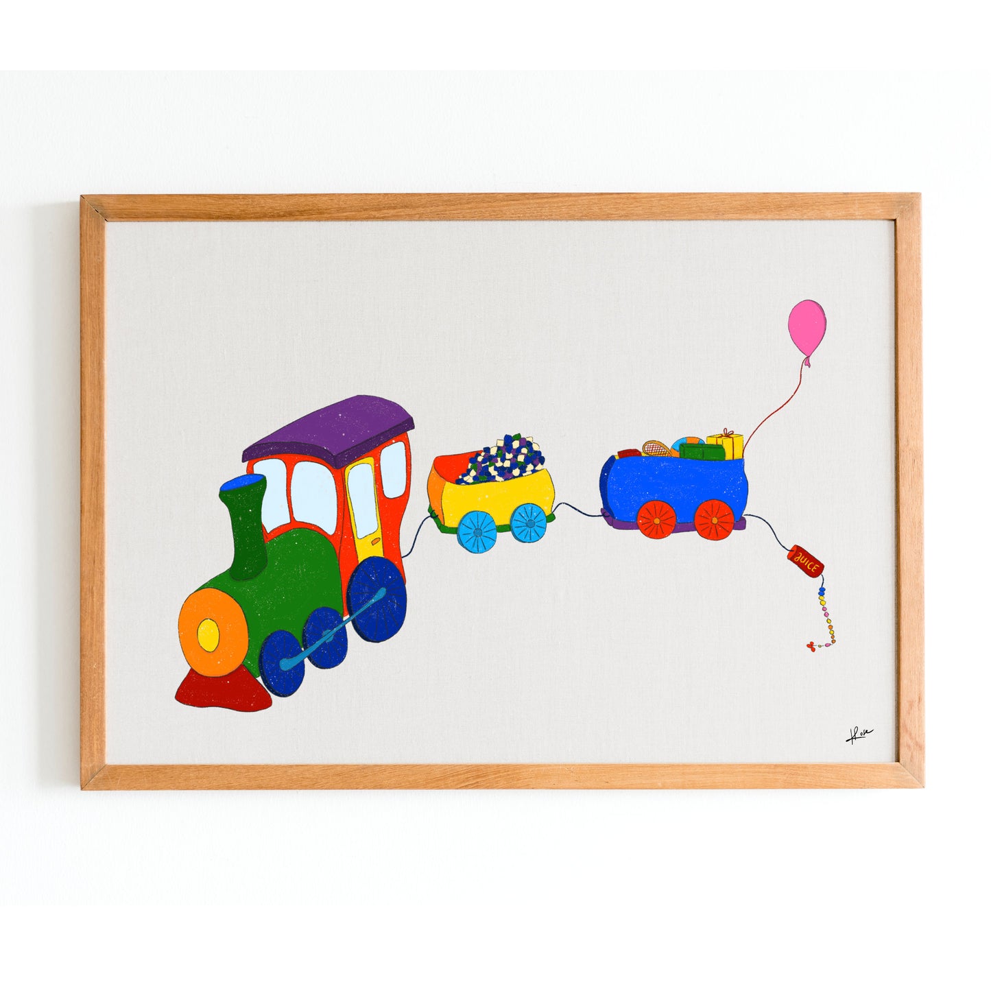 Illustration "Gustafson, le petit train"