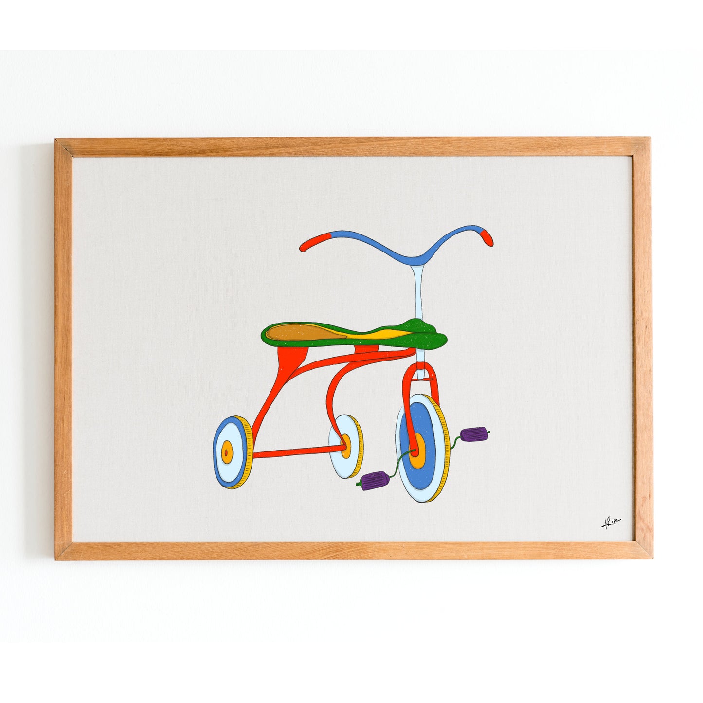 Illustration "Johann, le Tricycle"