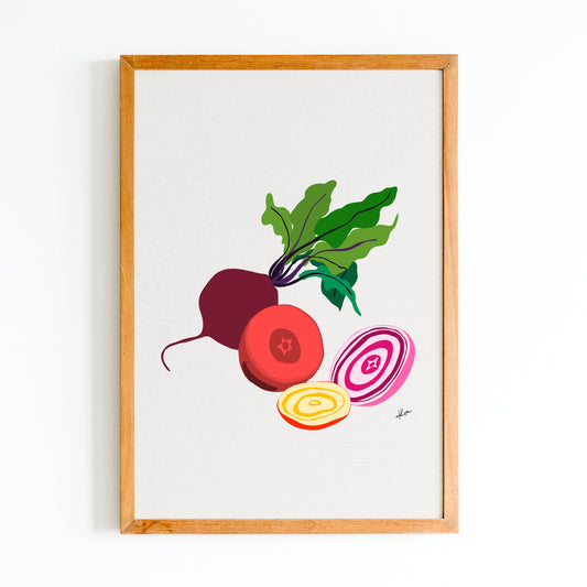 Illustration "Fruits & Légumes" - Betterave