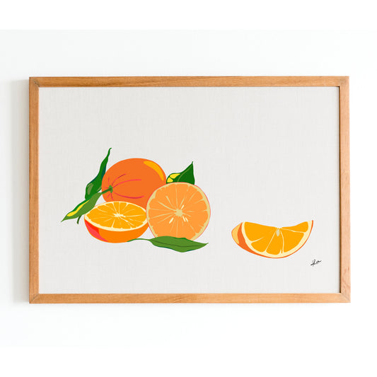 Illustration "Fruits & Légumes" - Orange
