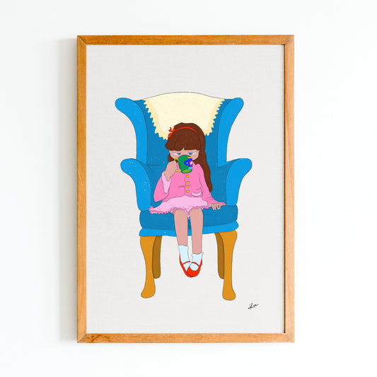 Illustration "Charlie et le hot cocoa"