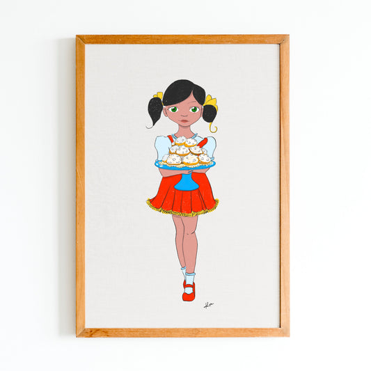 Illustration "Sonia et des Dunes Blanches"