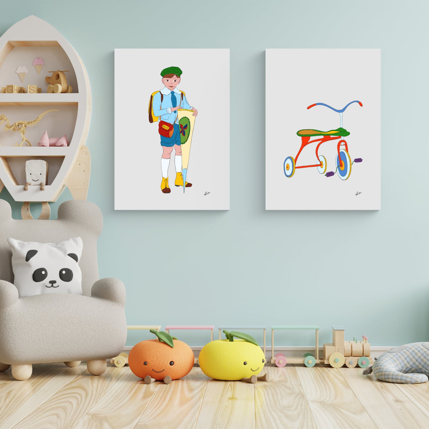 Illustration "Johann, le Tricycle"